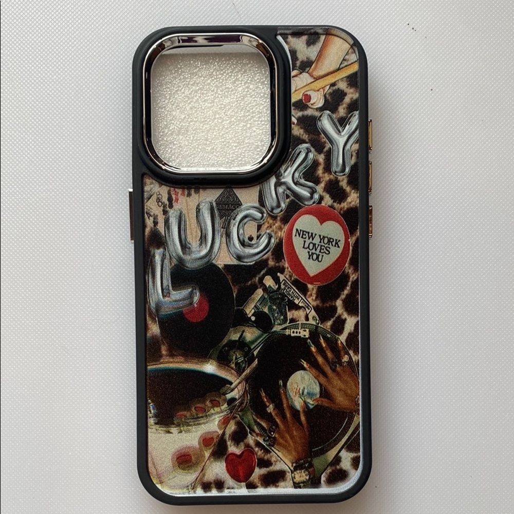 Stylish Black and Gold Phone Case